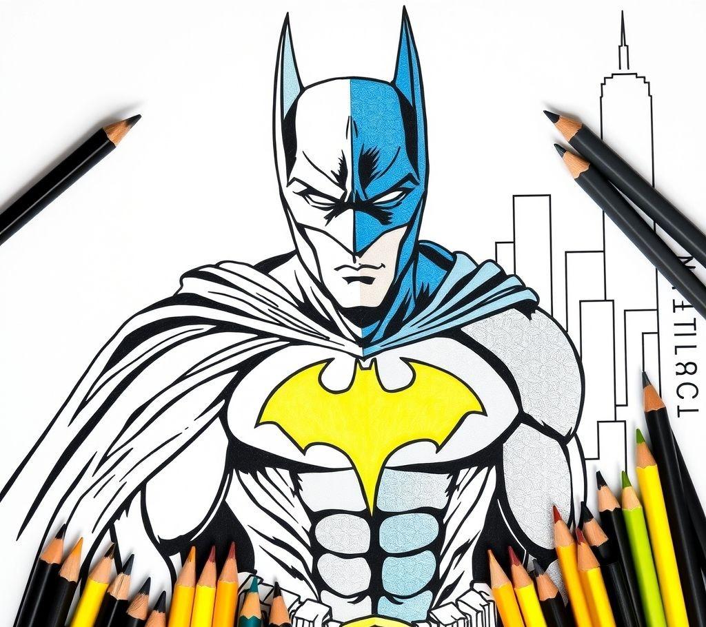 Free Batman Coloring Pages - Download & Print for Kids