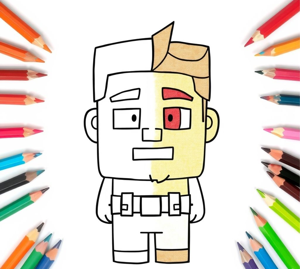 Minecraft Coloring Pages for Creative Fun