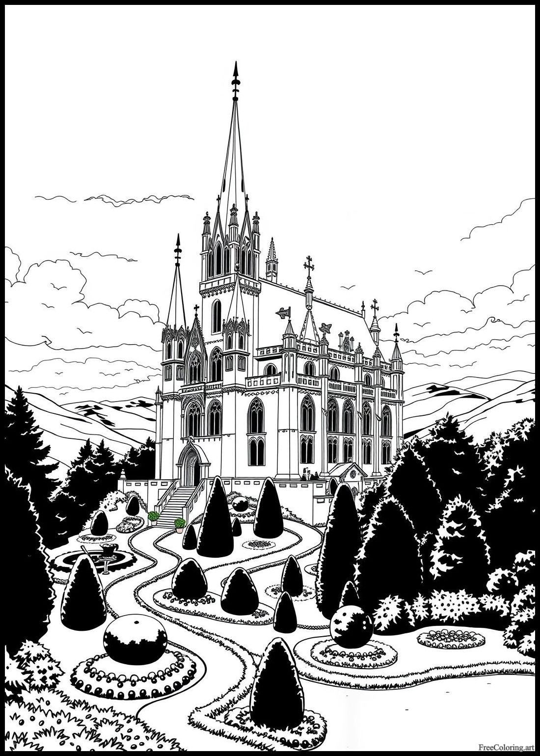 European Style Gothic Castle