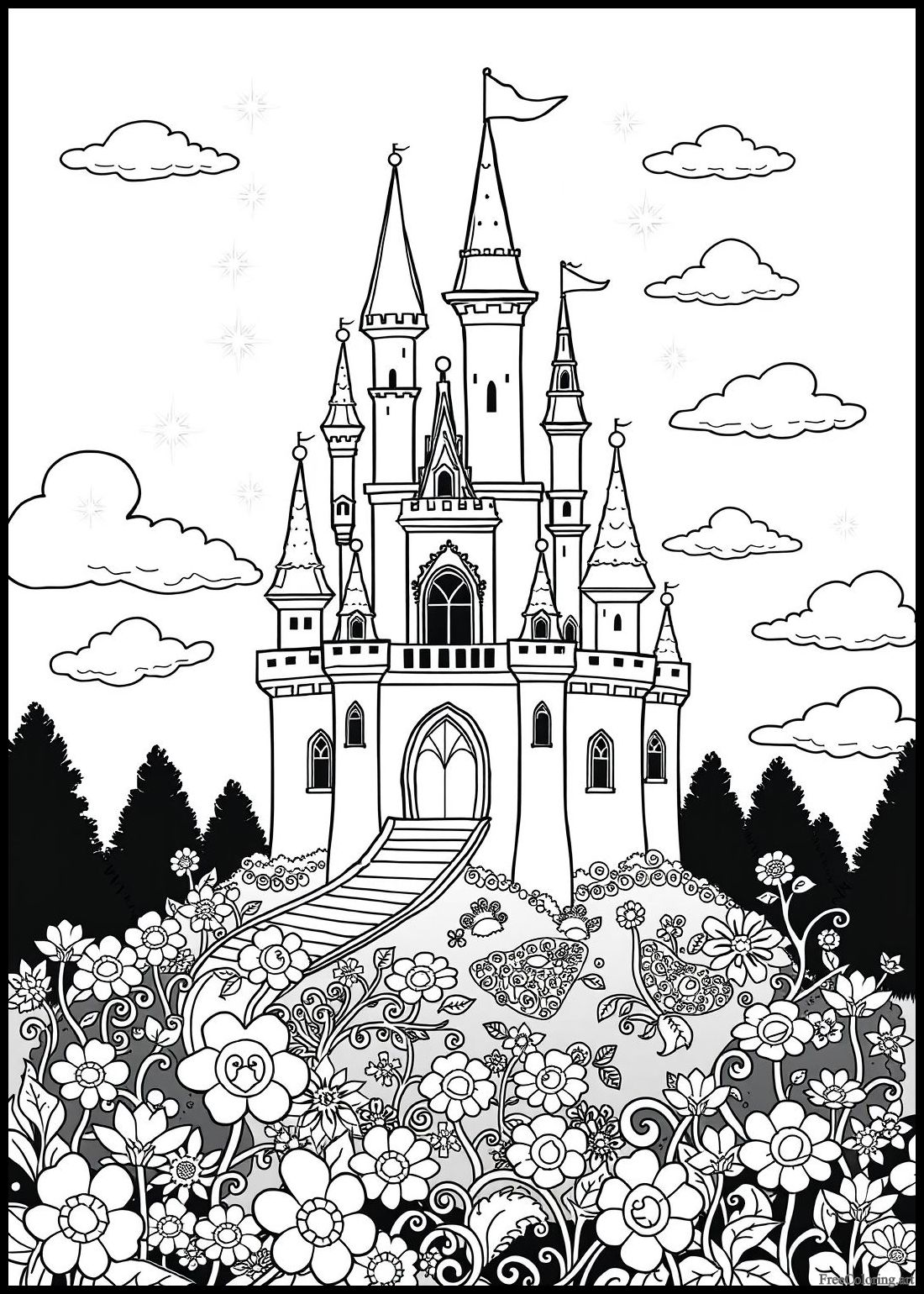 Fairy Princess Castle With Sparkles