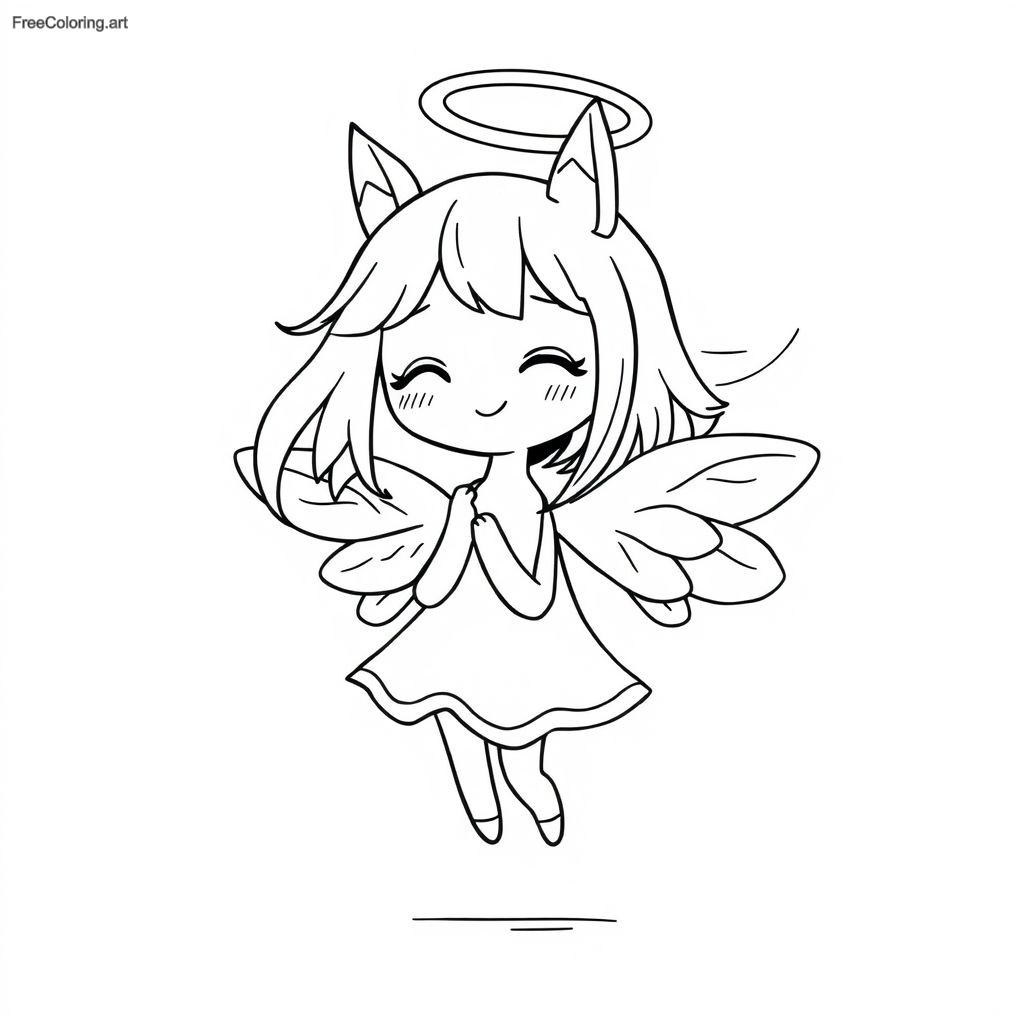 Kuromi With Angel Wings