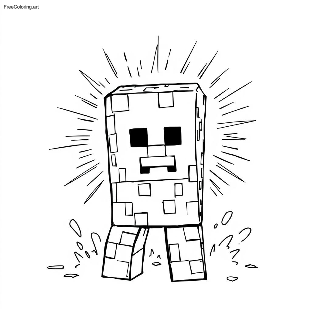 Minecraft Creeper Ready To Explode