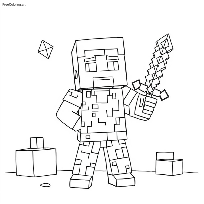 Free Minecraft Coloring Pages | Download, Print & Color