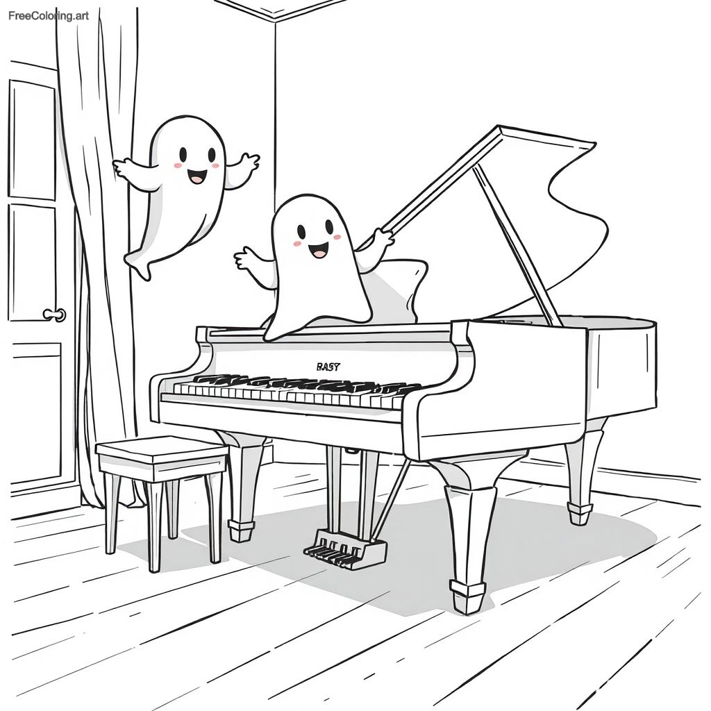 Ghost Playing The Piano