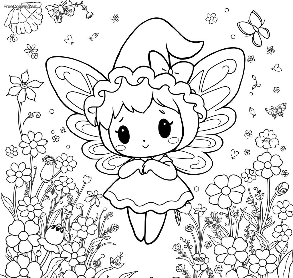 My Melody Dressed As A Fairy With Wings