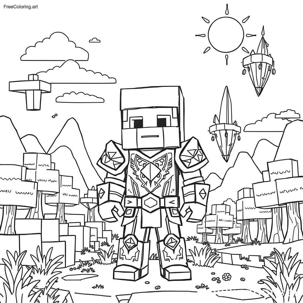 Minecraft Player Wearing Enchanted Armor Minecraft Player Wearing Enchanted Armor