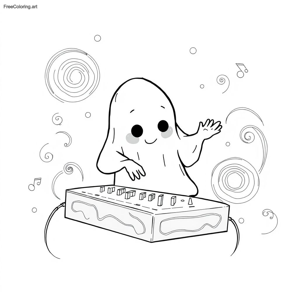 Ghost Playing A Theremin With Floating Hands Ghost Playing A Theremin With Floating Hands