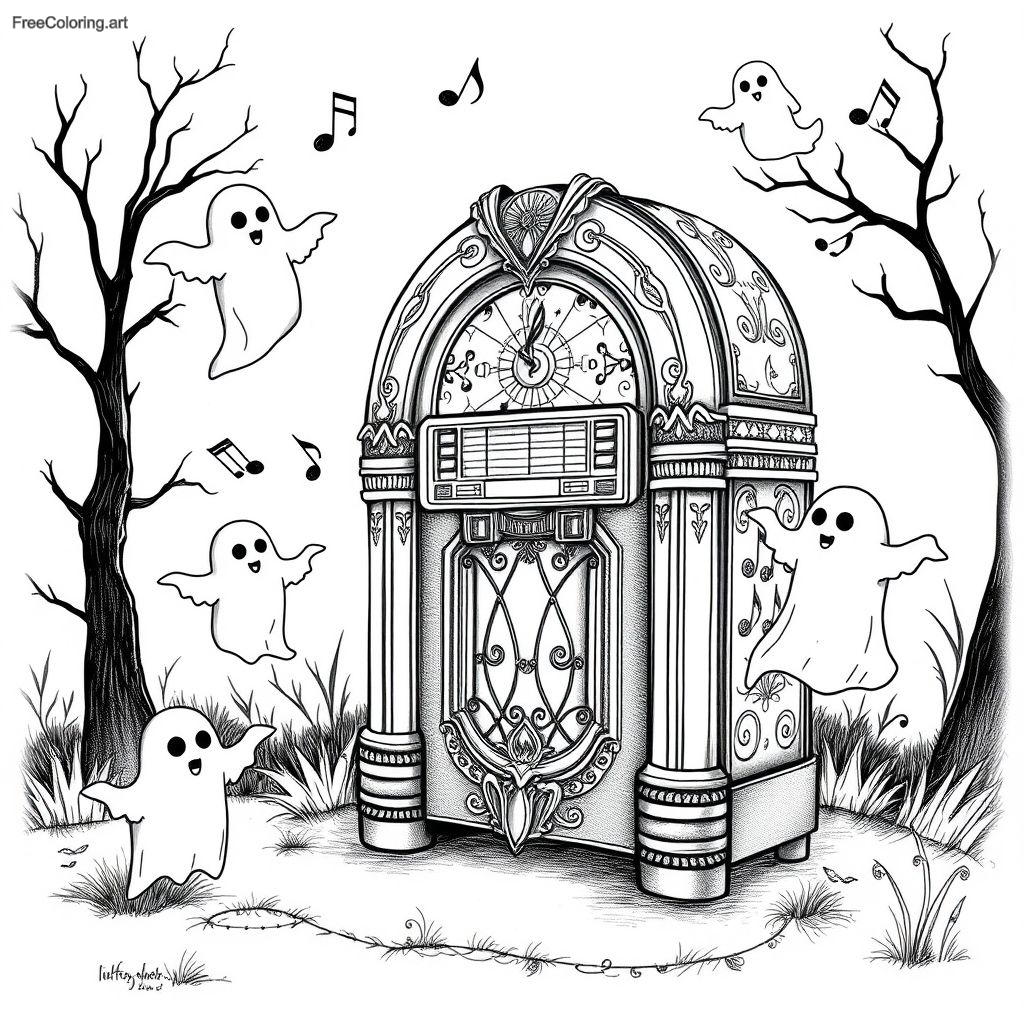 Haunted Jukebox Playing Eerie Tunes Haunted Jukebox Playing Eerie Tunes