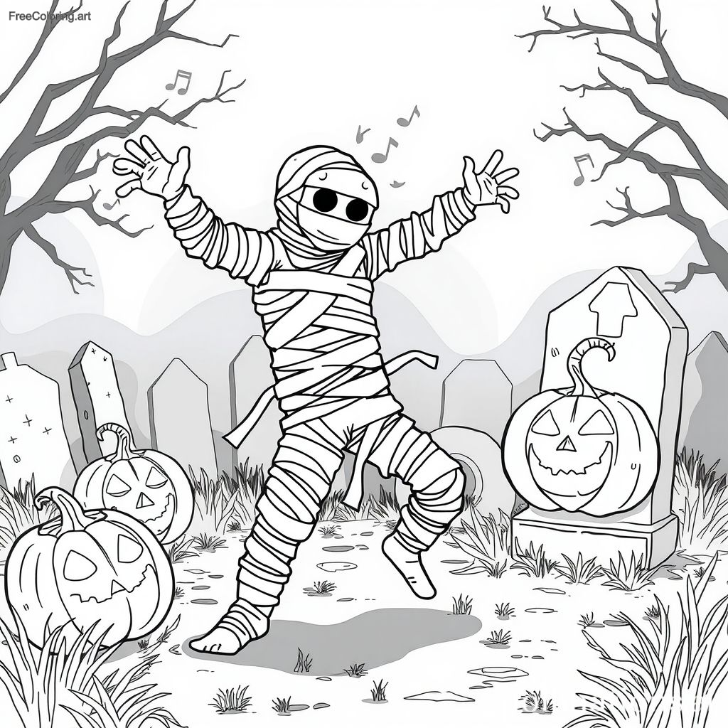 Mummy Breakdancing To Spooky Beats Mummy Breakdancing To Spooky Beats